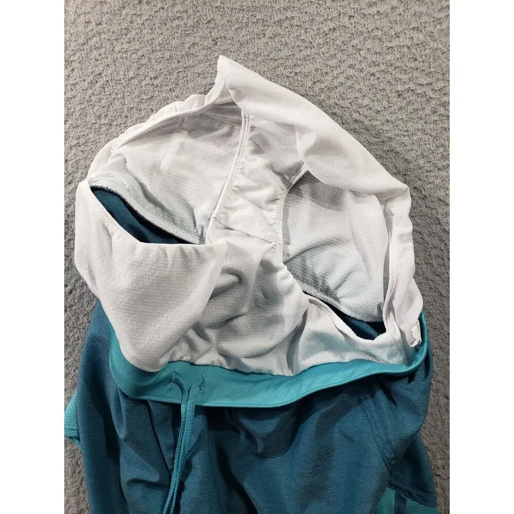 Under Armour Shorts Women's Medium Teal Blue 2.0 Fly By Running Athleisure 28x3 - Picture 11 of 16